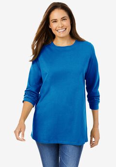 Perfect Long-Sleeve Crewneck Tee