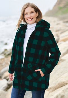 Hooded Fleece Coat