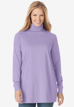 Perfect Long-Sleeve Turtleneck Tee