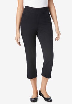 Flex-Fit Pull-On Denim Capri