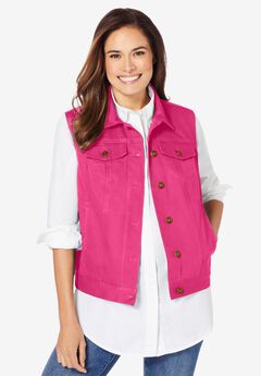 Stretch Denim Vest