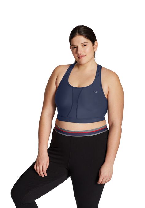 The Vented Plus Sports Bra , IMPERIAL INDIGO, hi-res image number null