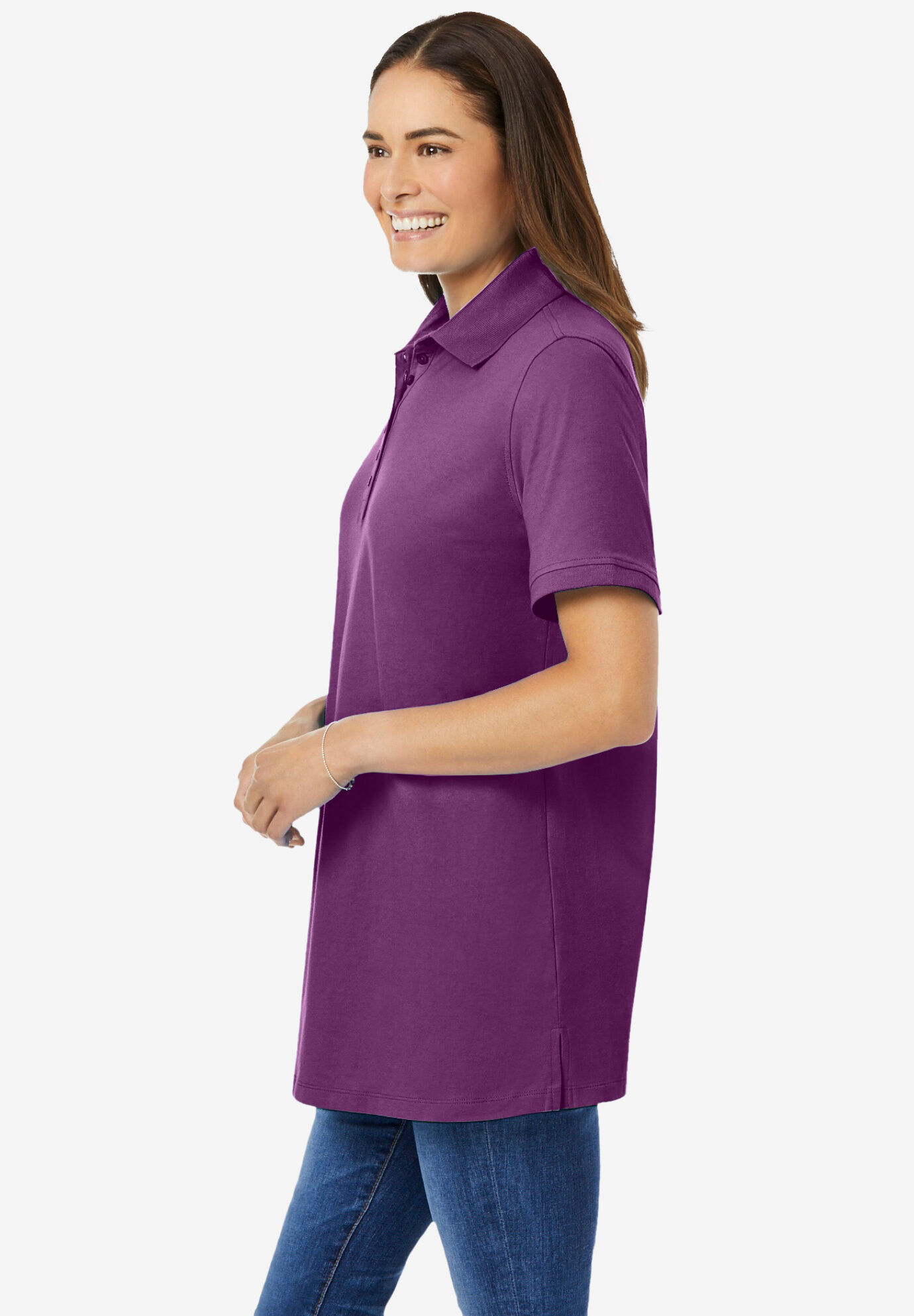 INSIDE Womens 7spoc04 Short Sleeve Polo Shirt