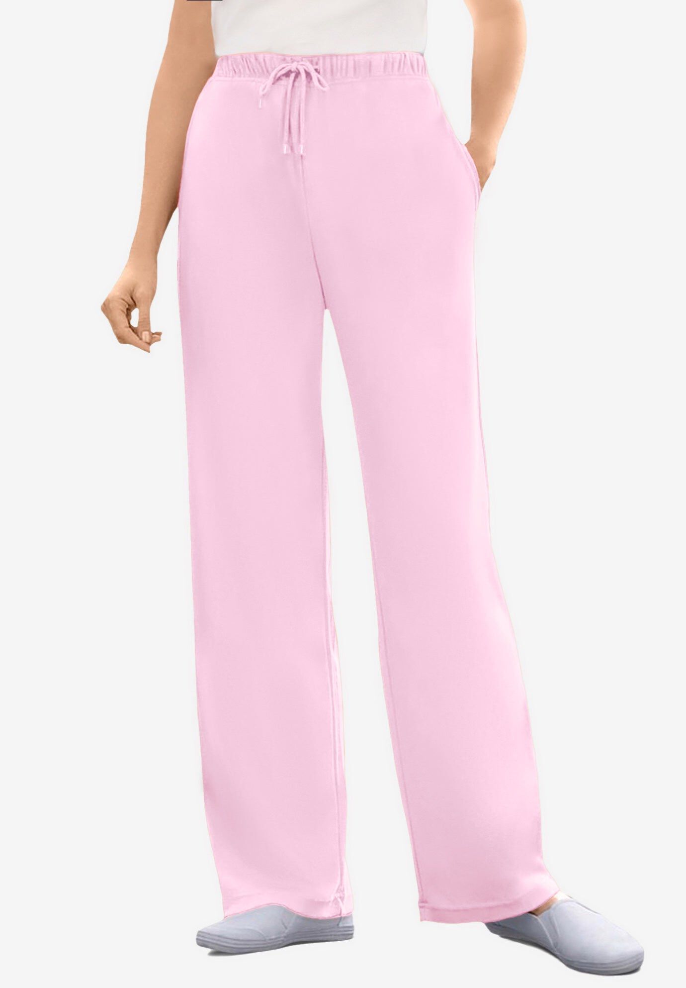 Sport Knit Straight Leg Elastic Pant