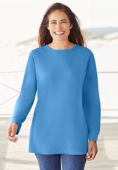 Perfect Long-Sleeve Crewneck Tee