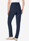 Elastic-Waist Soft Knit Pant, , on-hover image number null