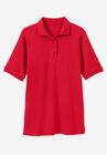 Short-Sleeve Polo Tunic, , alternate image number null