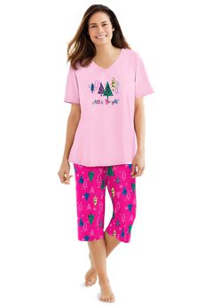 2-Piece Capri PJ Set