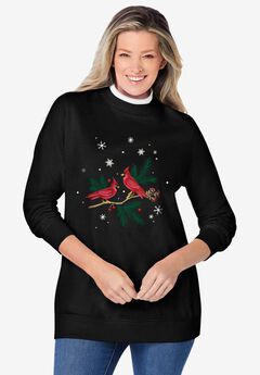 Layered-Look Sweatshirt