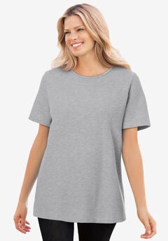 Plus Size Grey Tops