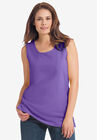 Perfect Scoopneck Tank, PETAL PURPLE, hi-res image number null