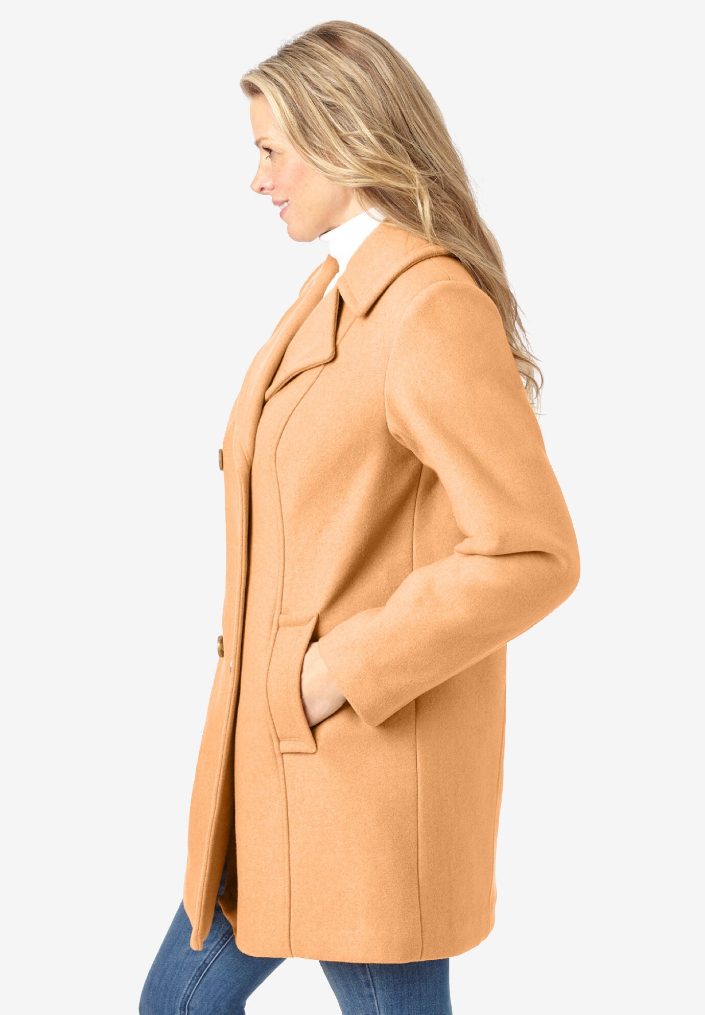 Woman within peacoat new arrivals