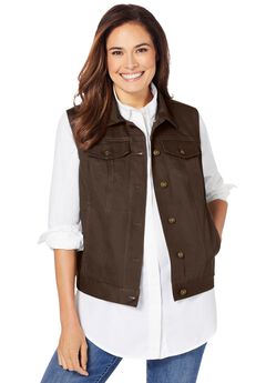 Stretch Denim Vest