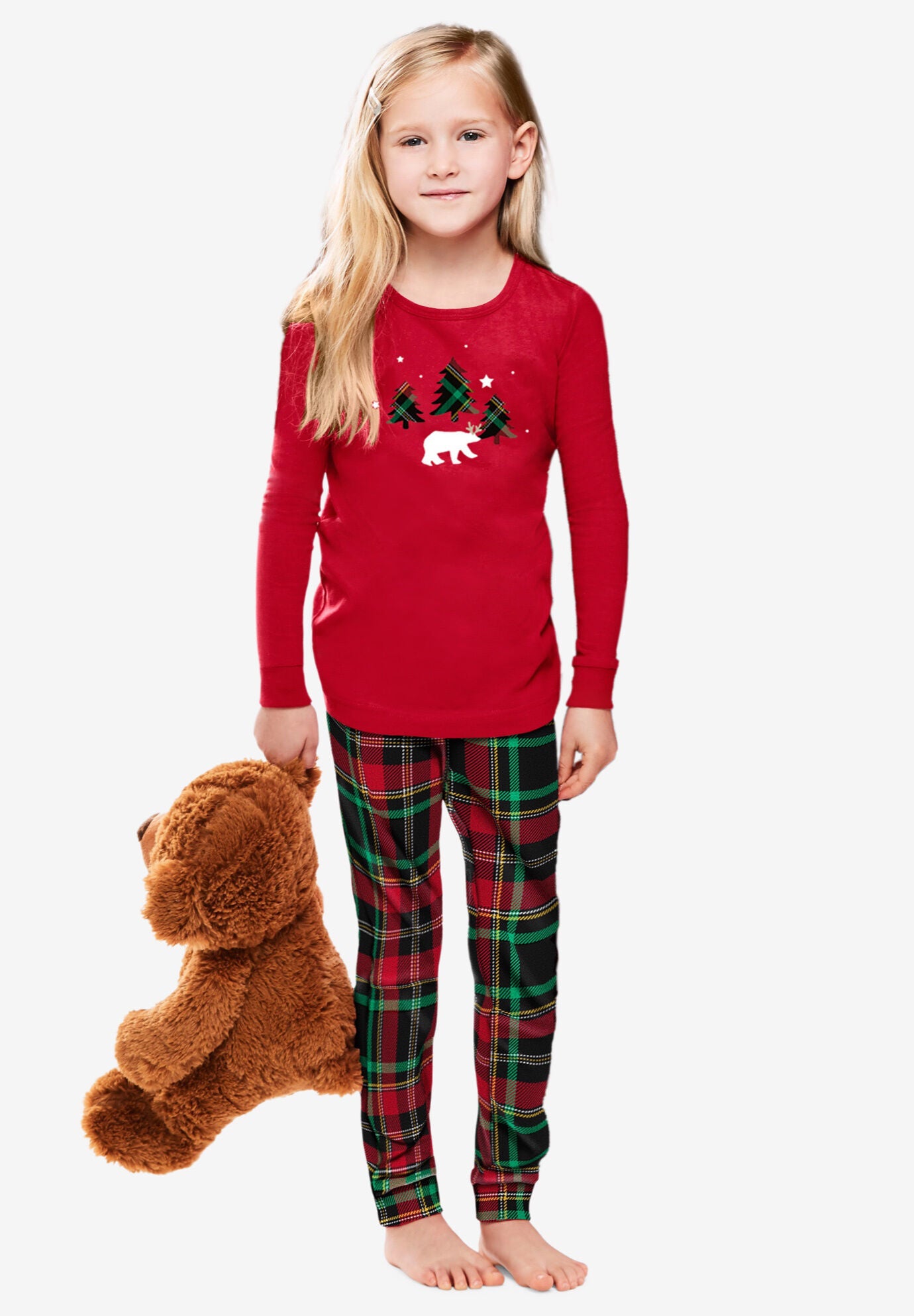 Woman within christmas pajamas deals