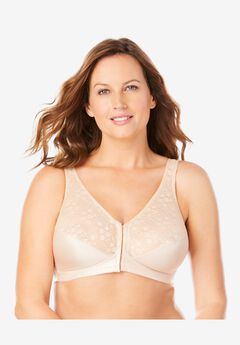 Front-Close Lace Wireless Posture Bra 5100565