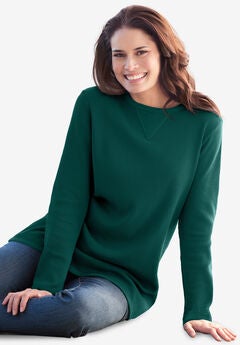 Waffle Thermal Sweatshirt