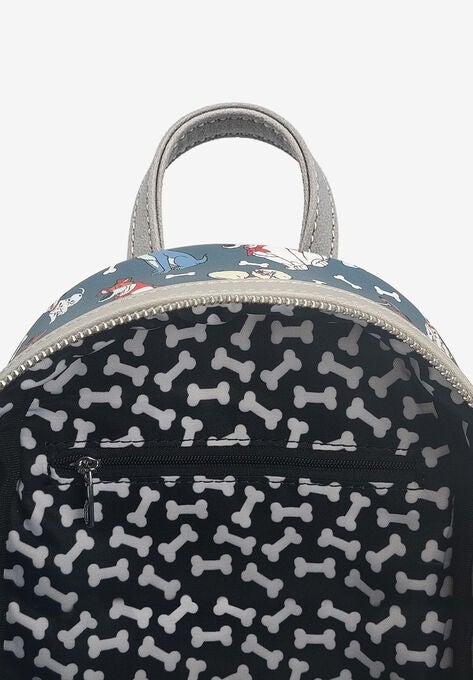 Loungefly x Disney Dogs Mini Backpack Handbag All-Over Print 101 Dalmatians, , alternate image number null