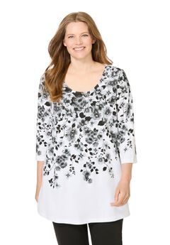 7-Day Floral Print Tunic