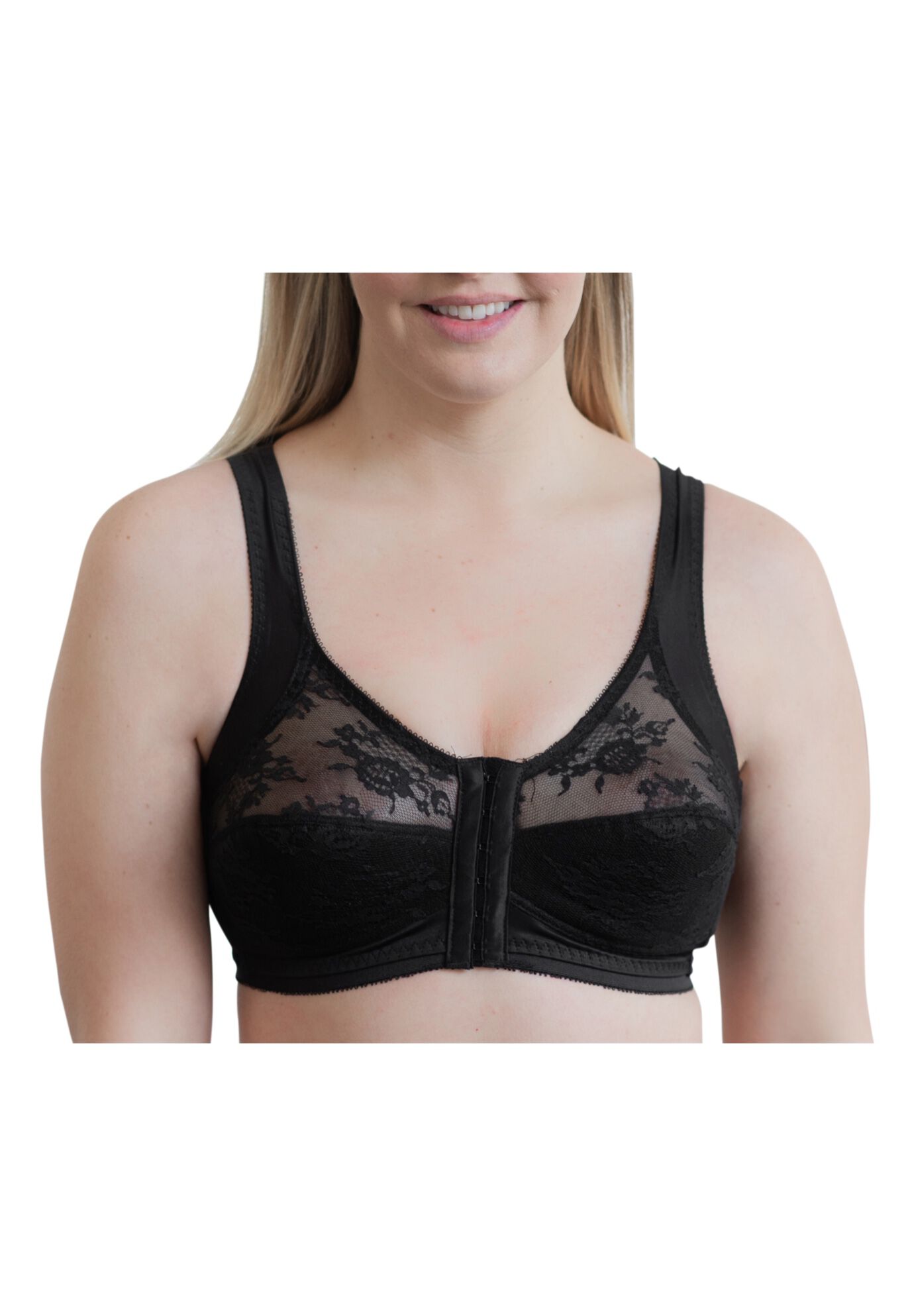 E Marlon Non Wired Firm Control Full Cup Total Support Bra 34-48 B 