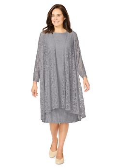 2 piece Lace Jacket Dress