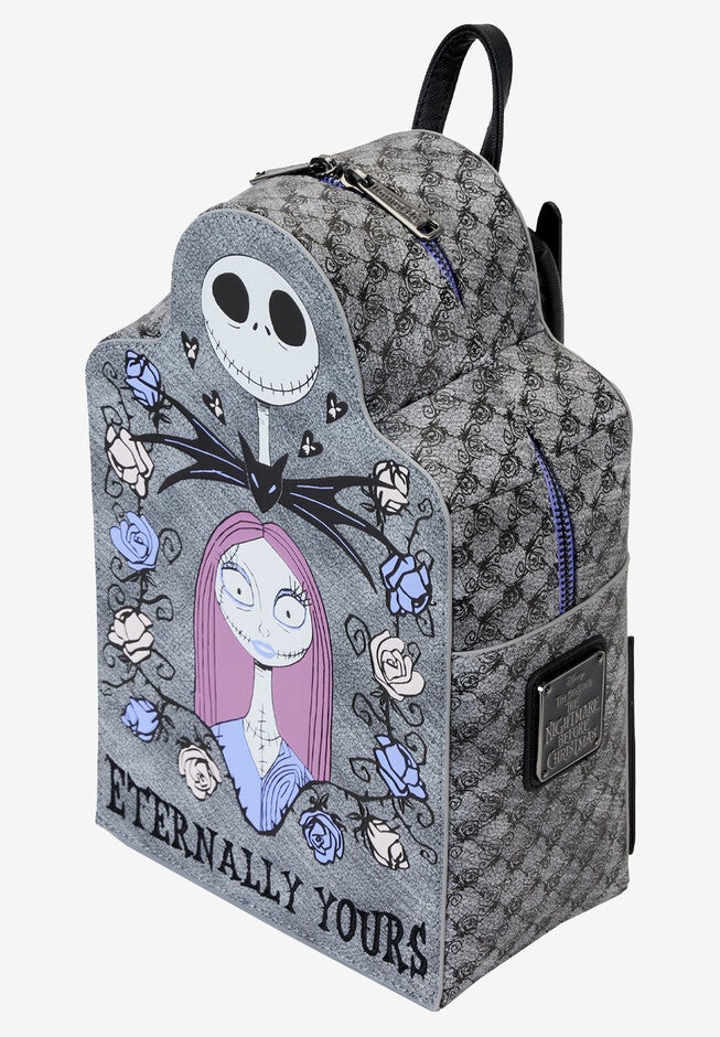 Loungefly X Disney Nightmare Before Christmas Jack And Sally Backpack, , alternate image number null