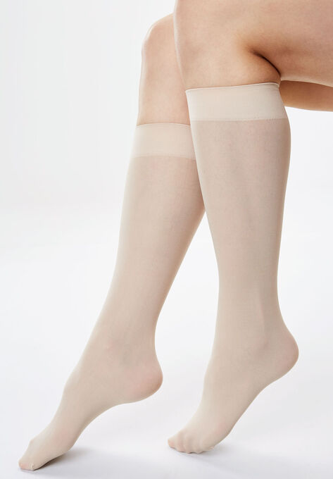 3-Pack Knee-High Support Socks , NUDE, hi-res image number null