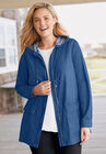 Lightweight Hooded Jacket, MEDIUM STONEWASH, hi-res image number null