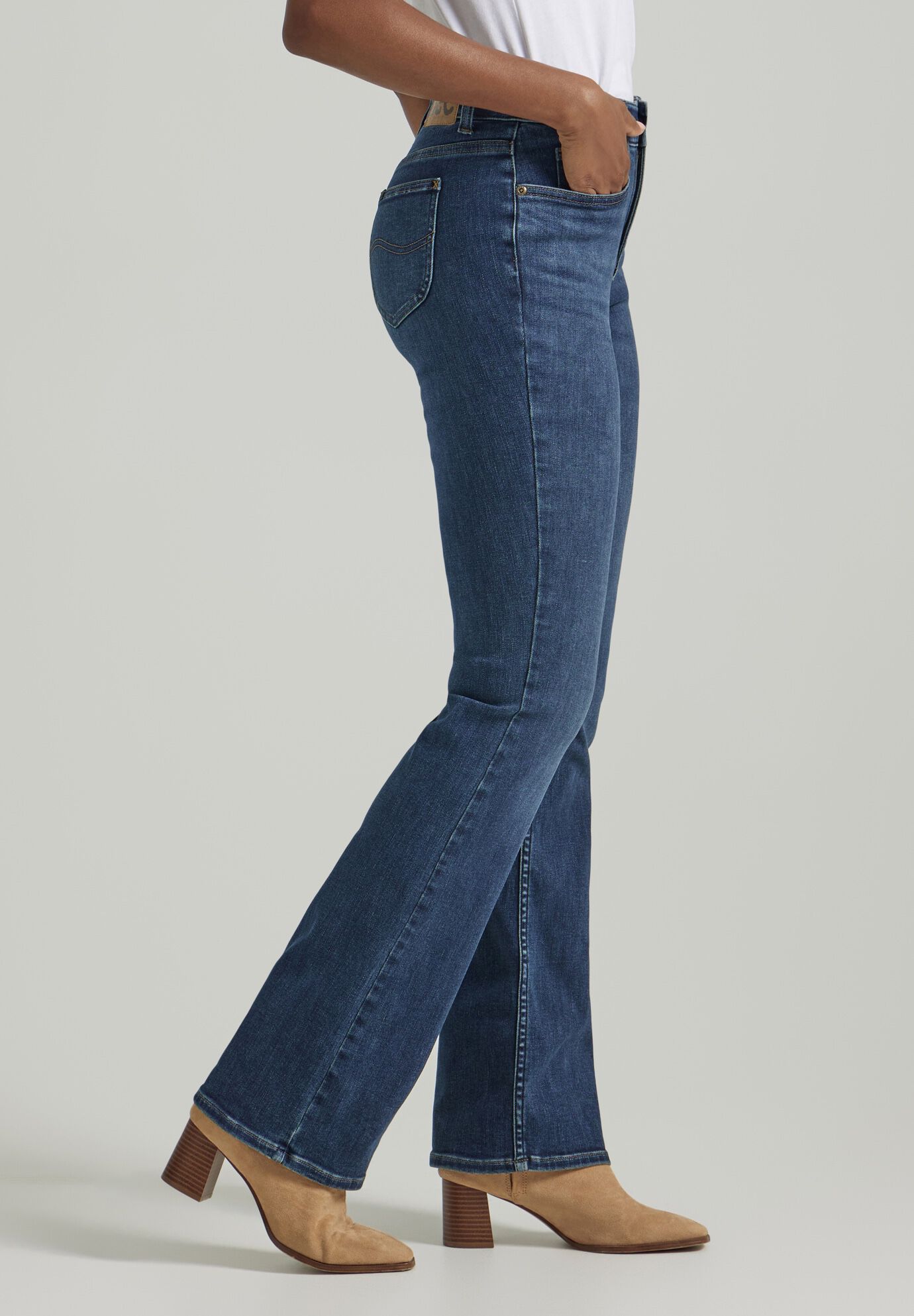 Ultra Lux Comfort With Flex Motion Bootcut Jean Jean, , on-hover image number 1