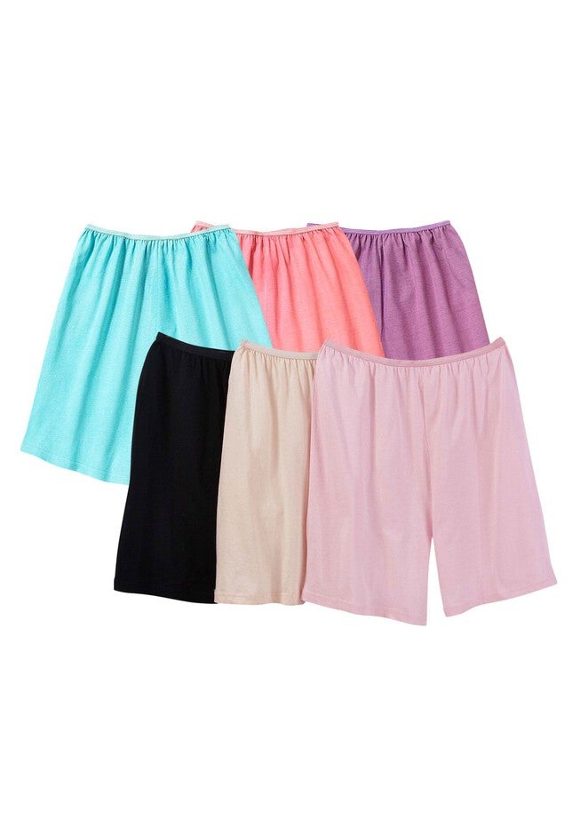 Plus Size Nylon Boxer Briefs 3-Pack Woman Within
