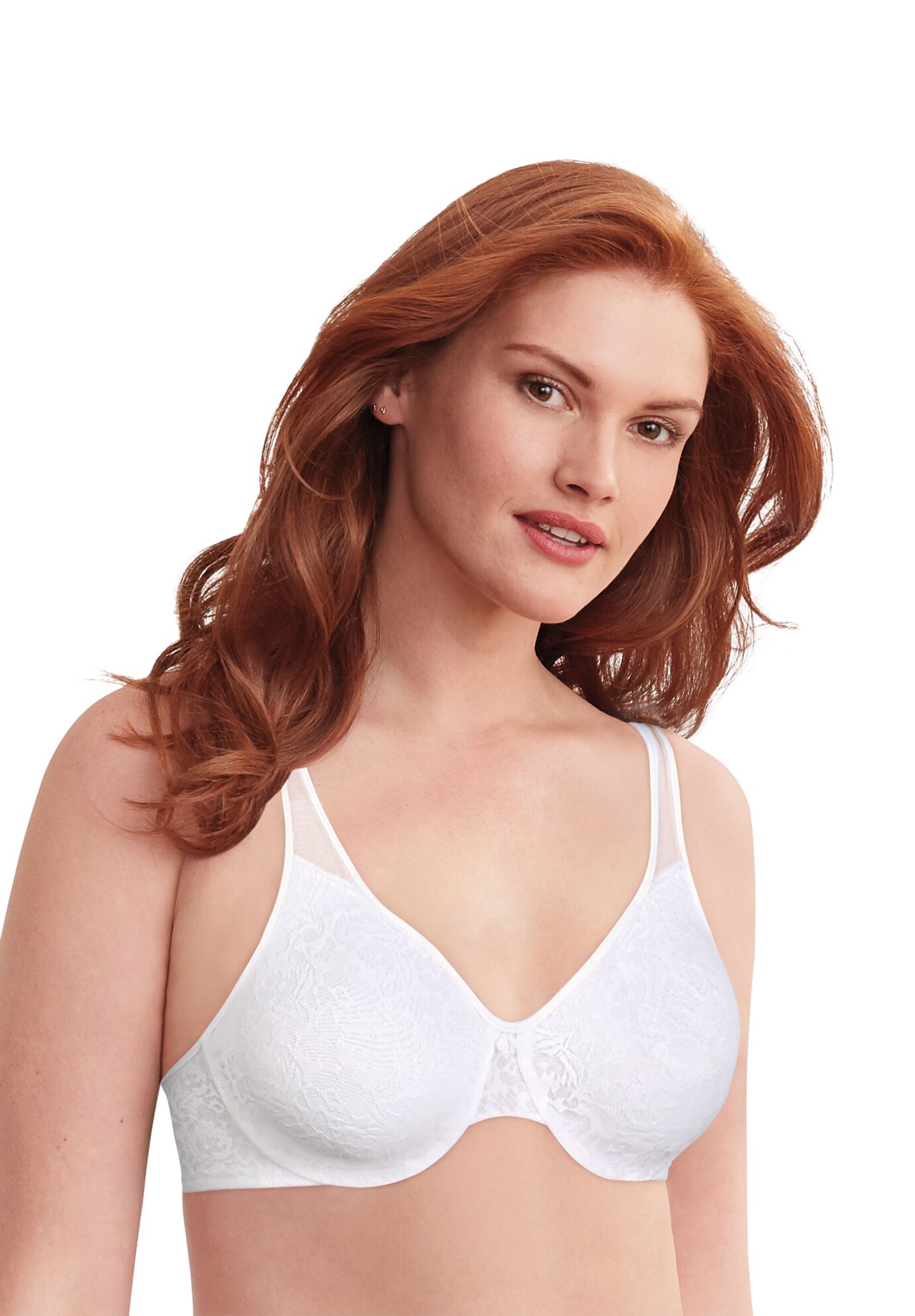 Passion For Comfort® Minimizer Underwire Bra DF3385, WHITE, hi-res image number 0