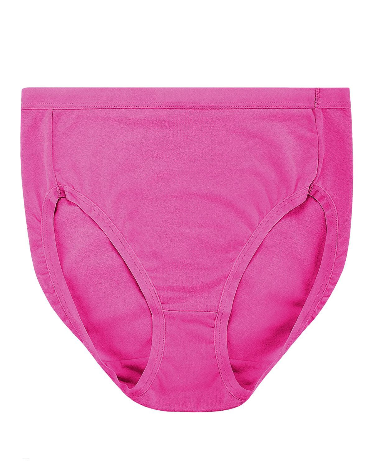 Combed Cotton Basic Hipster Panties 3 Pack, FUCHSIA PINK, alternate image number 2