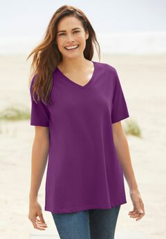 Plus Size Purple Shirts