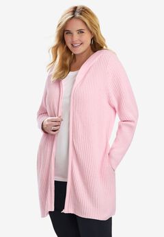 Hoodie Shaker Cardigan