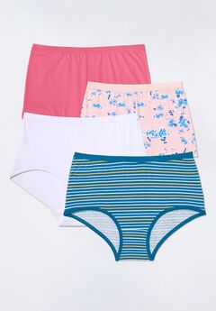 Soft Cotton Brief/Boyshort 4-Pack