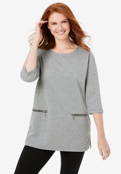 Zipper Pocket Tunic