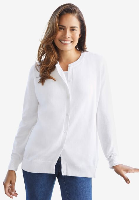 Perfect Long-Sleeve Cardigan, , alternate image number null