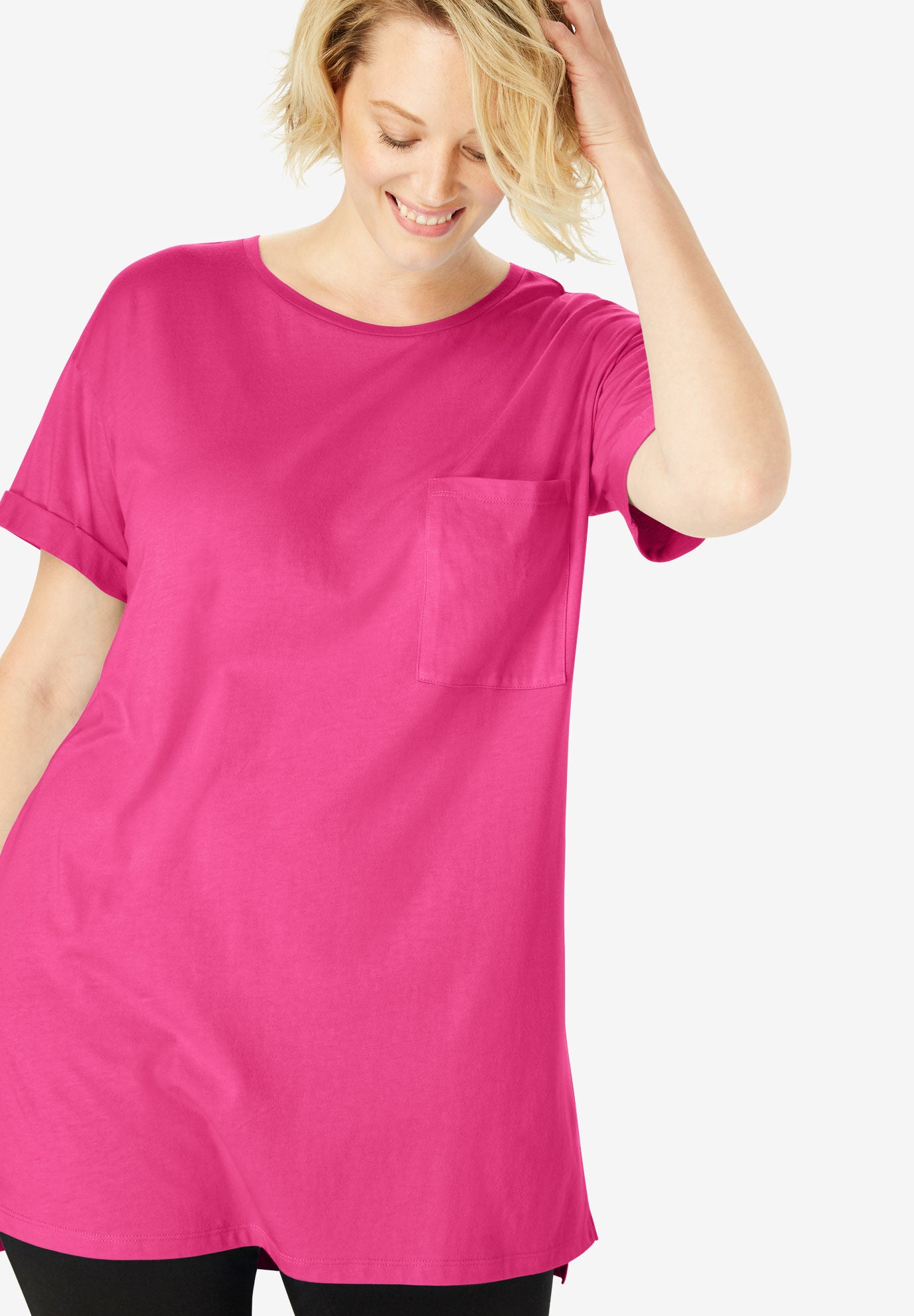 extra long plus size shirts