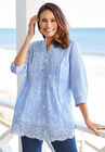 Embroidered Cotton Tunic, , on-hover image number null
