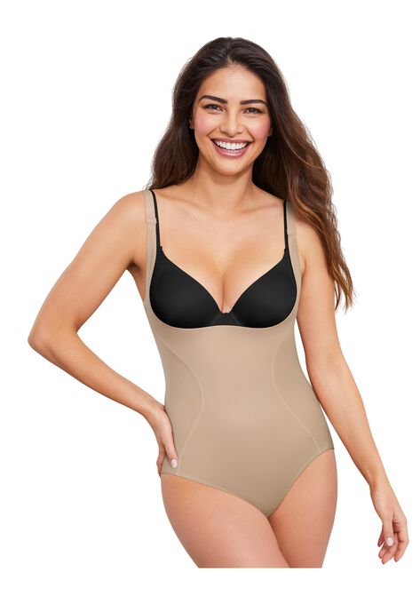 Wear Your Own Bra Torsette Body Briefer , BEIGE, hi-res image number null