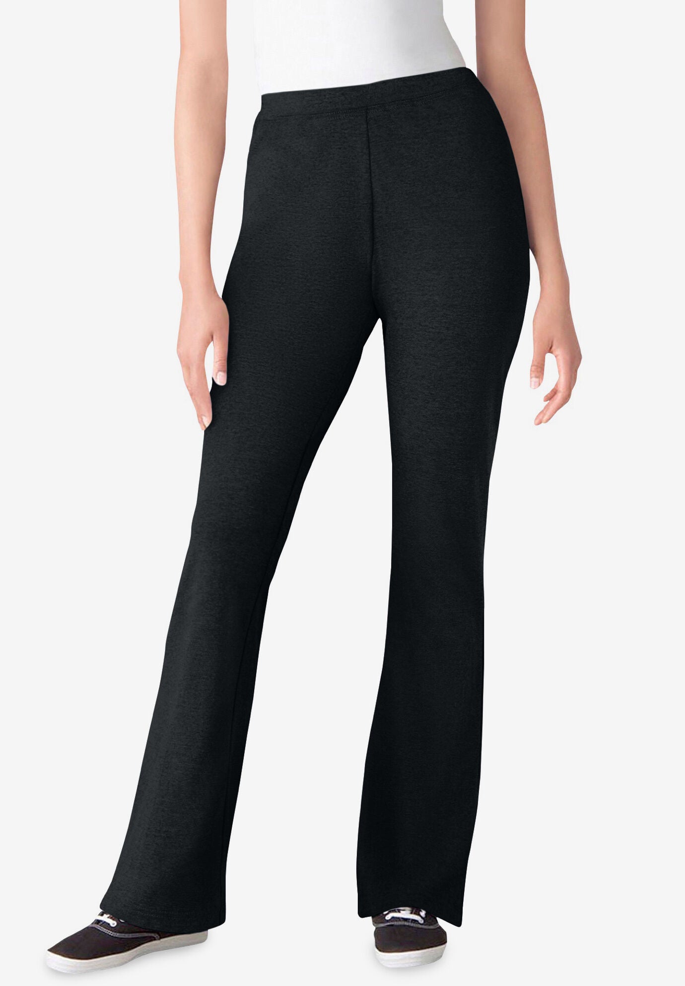 Woman within bootcut yoga pants best sale