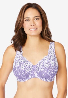 Embroidered Underwire Bra