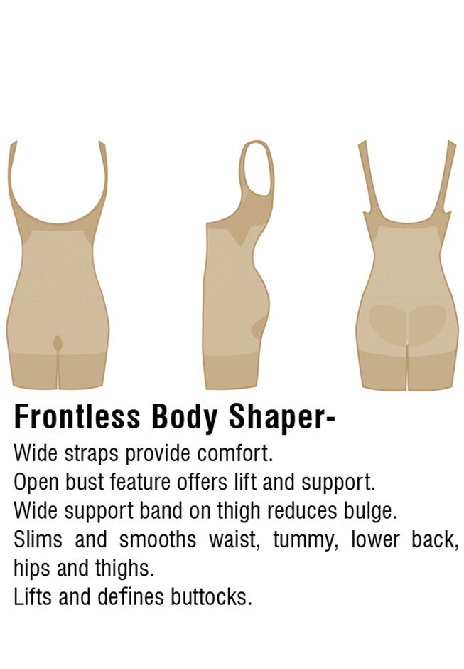 Julie France by Euroskins Léger Ultra Light Frontless Body Shaper, , on-hover image number null