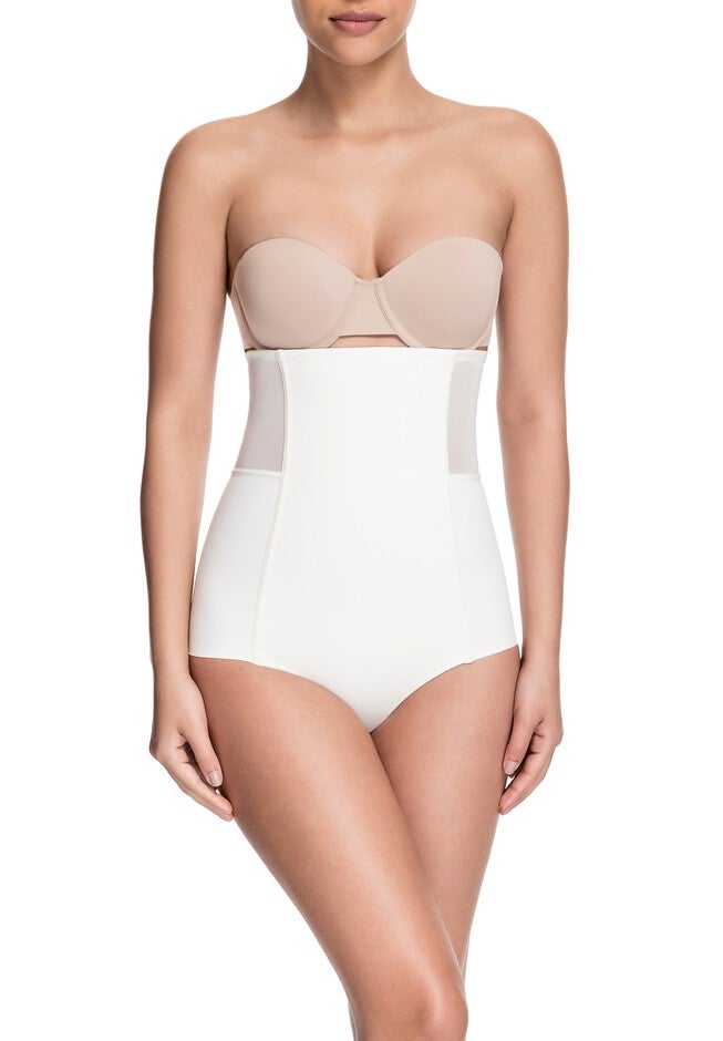 Sheer Allure High Waist Brief, SOFT IVORY, hi-res image number 0