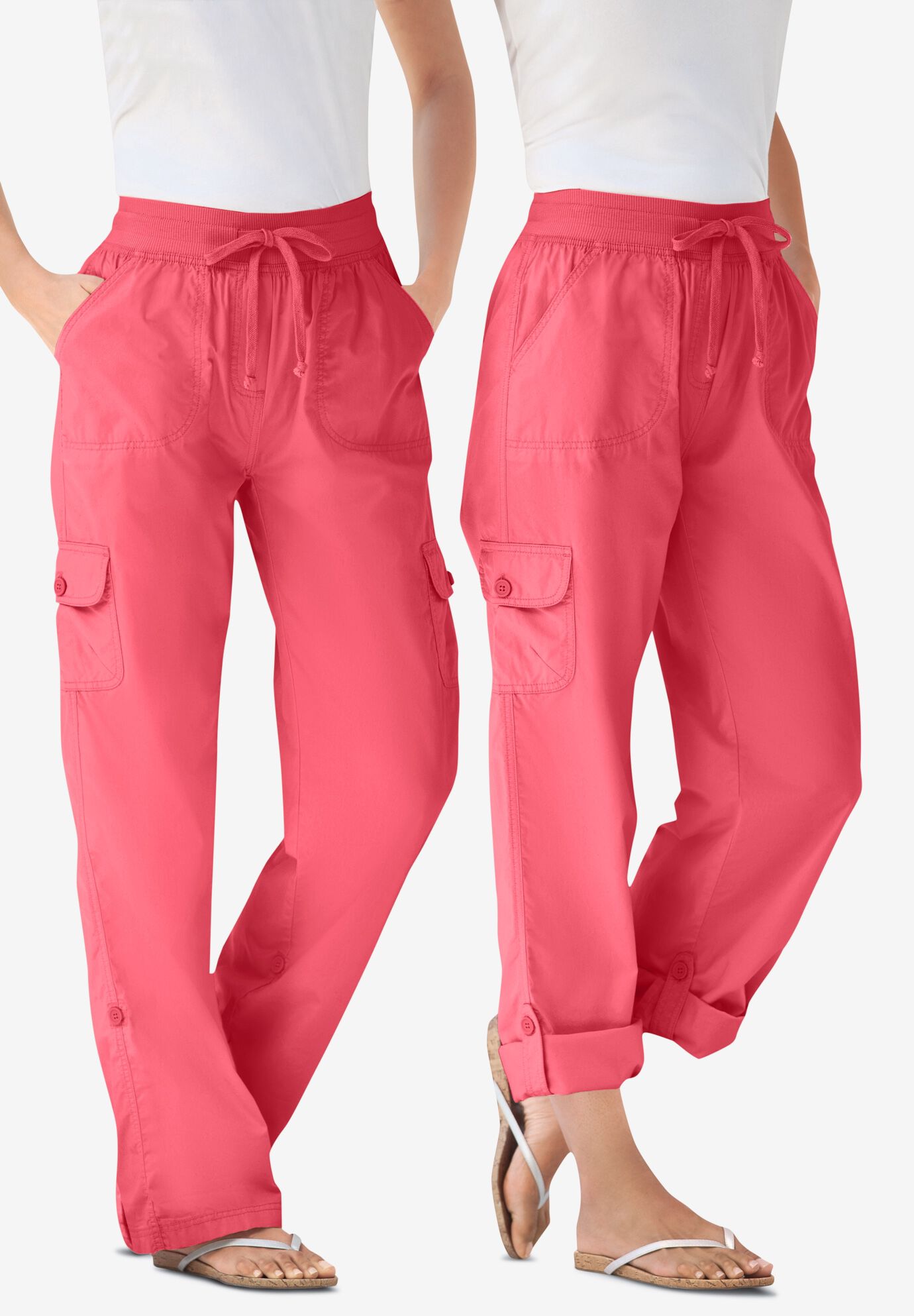 Woman within convertible cargo pants hotsell
