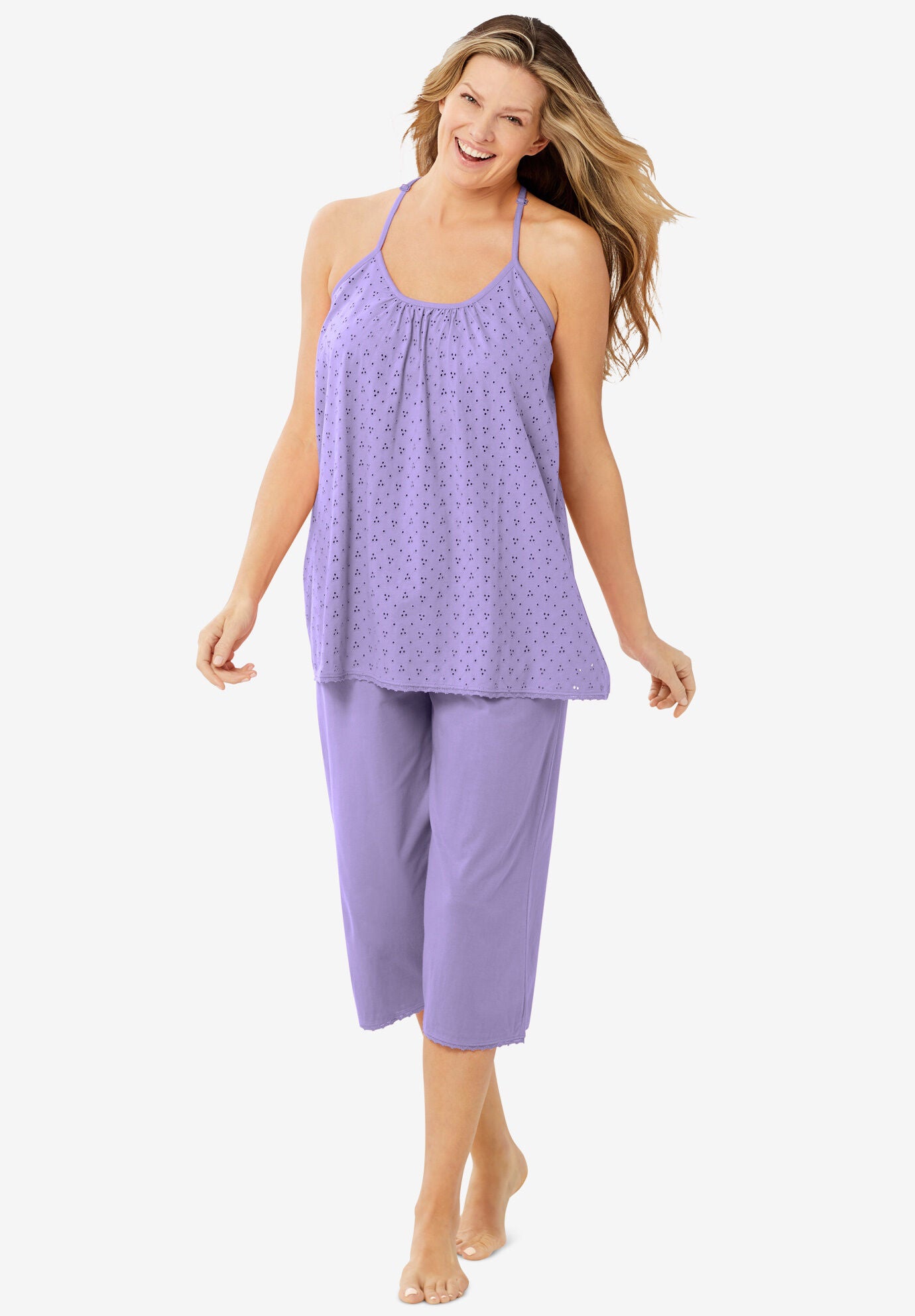Woman within pajamas outlet