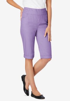 Flex-Fit Pull-On Denim Short