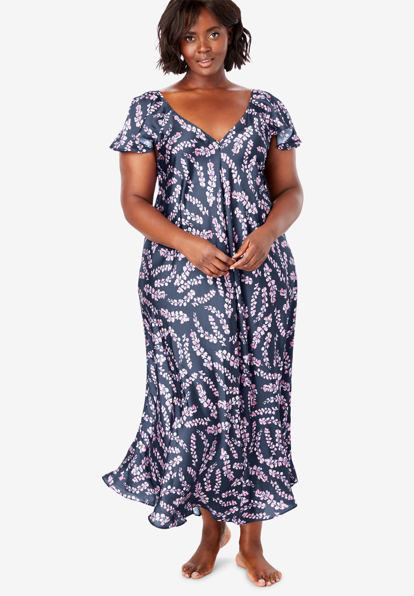 woman within long nightgowns