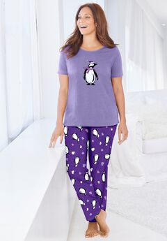 Graphic Tee Pure Cotton PJ Set