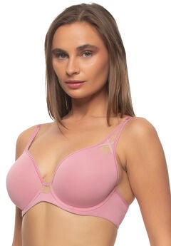 Amaranth Sheer Plunge T-Shirt Bra