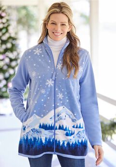 Zip-Front Microfleece Jacket